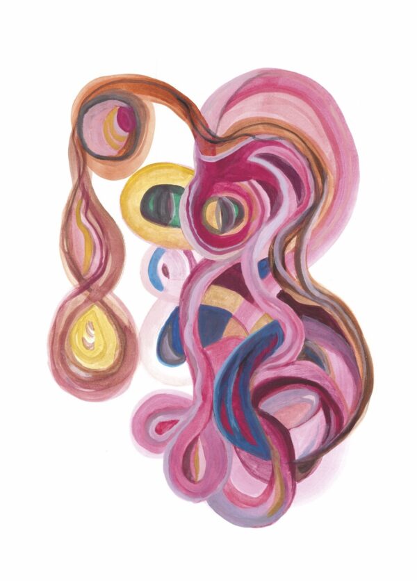 Ευχετήρια Κάρτα : Κορίτσι που χτενίζεται